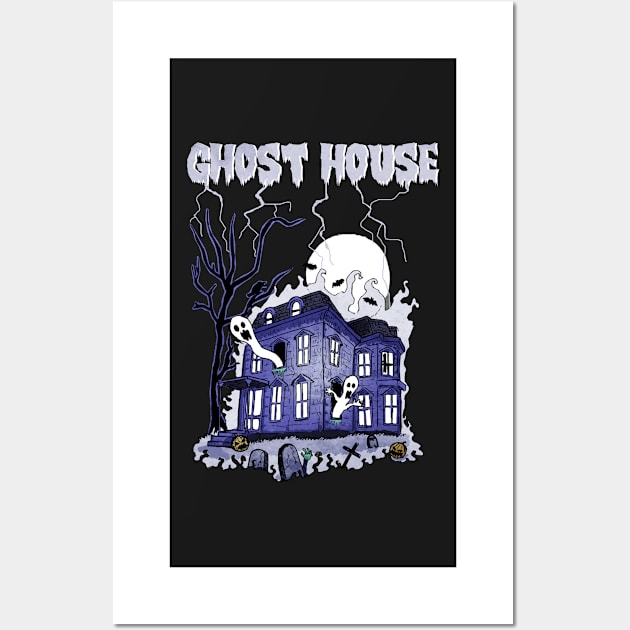 Ghost house Wall Art by donramos